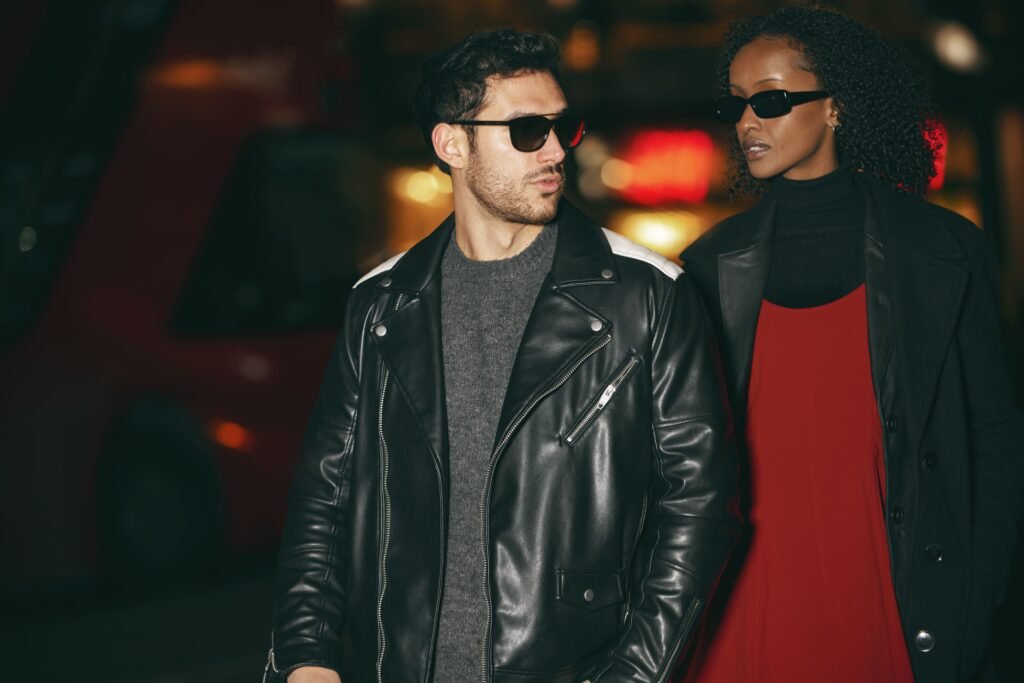 front view friends posing outdoors (1)