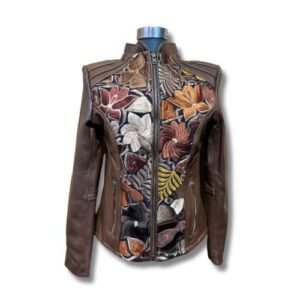 chamarra monse flores color baxter para mujer