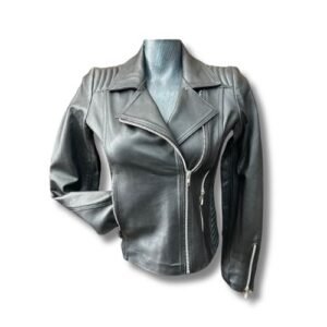 chamarra abi color negro para mujer